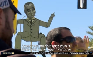 מחאת "האפודים הצהובים" בתל אביב