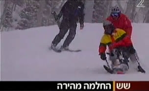 איבד רגל בקרב - ועושה סקי